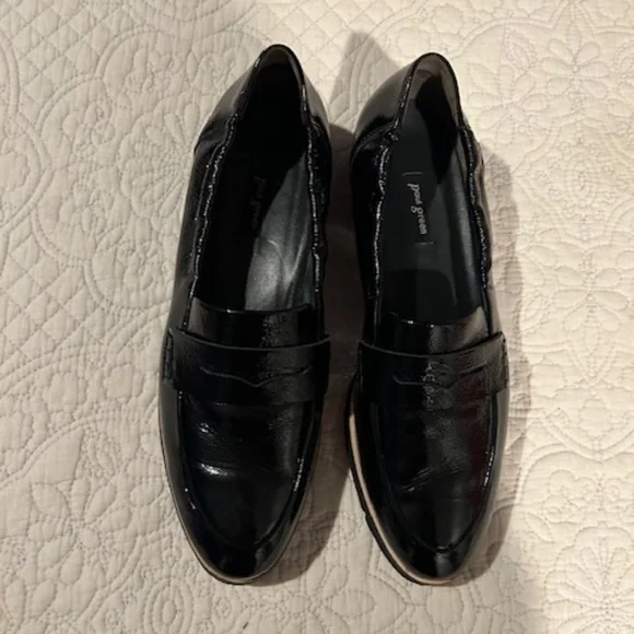 Paul Green Super Soft Black Loafers SZ